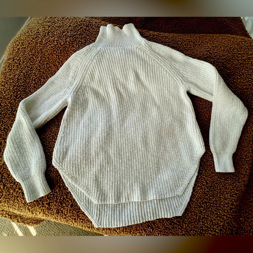 Maeve Anthropologie Turtleneck Knit Oversized Sweater sz XS